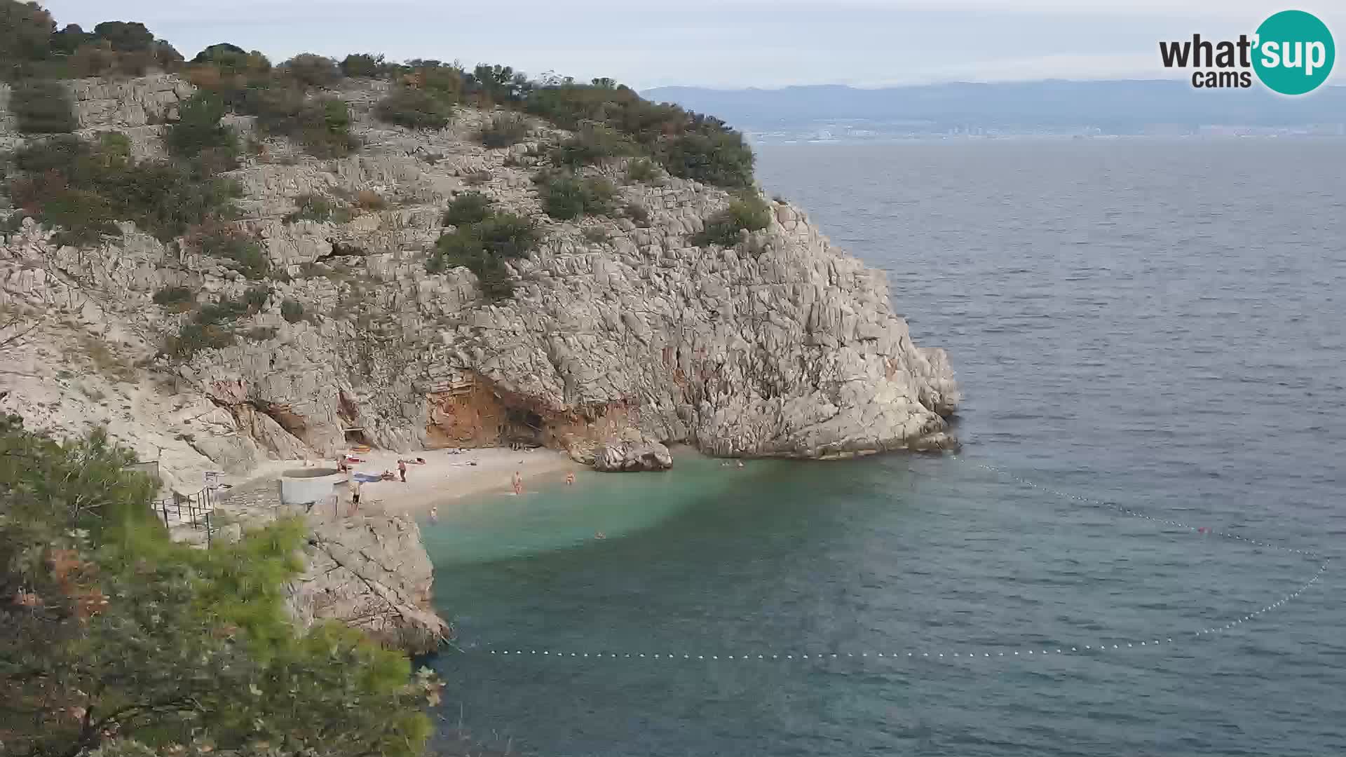 Webcam Brseč Strand – Mošćenička Draga – Kroatien