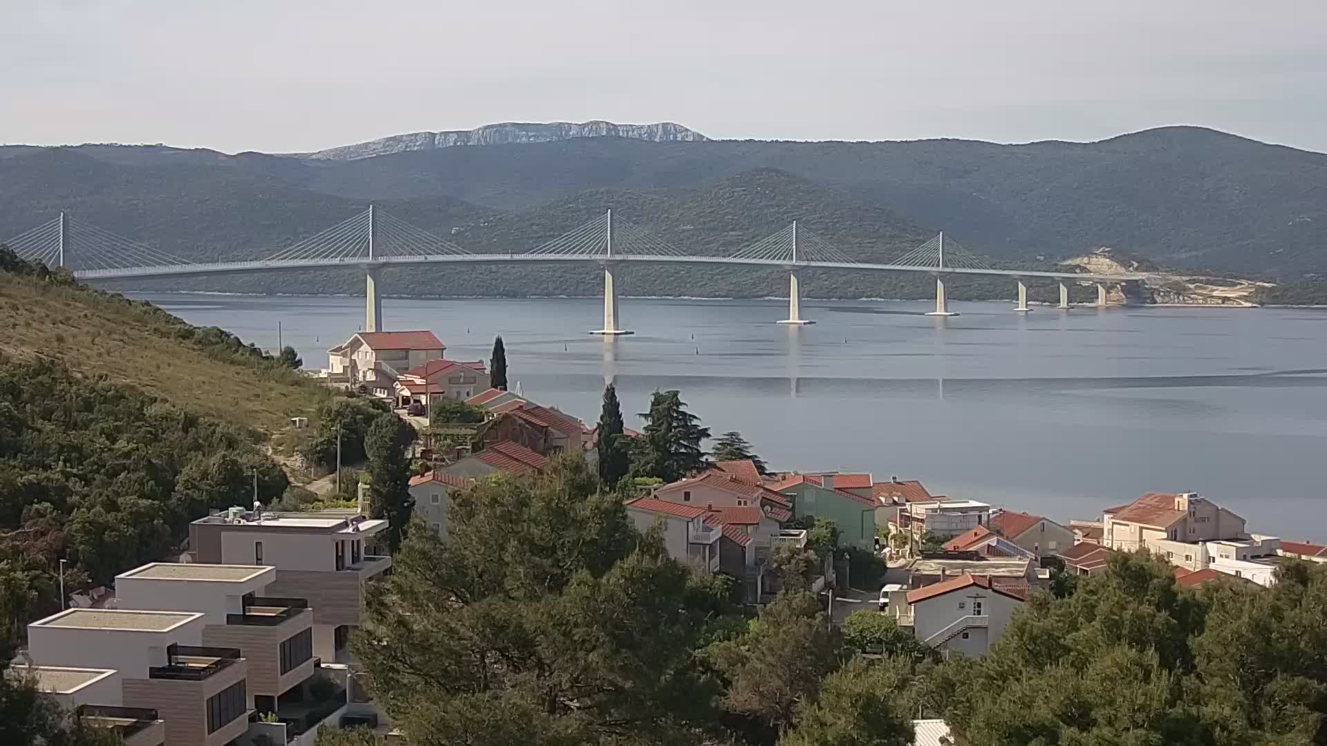 Web kamera gradnja Pelješki most