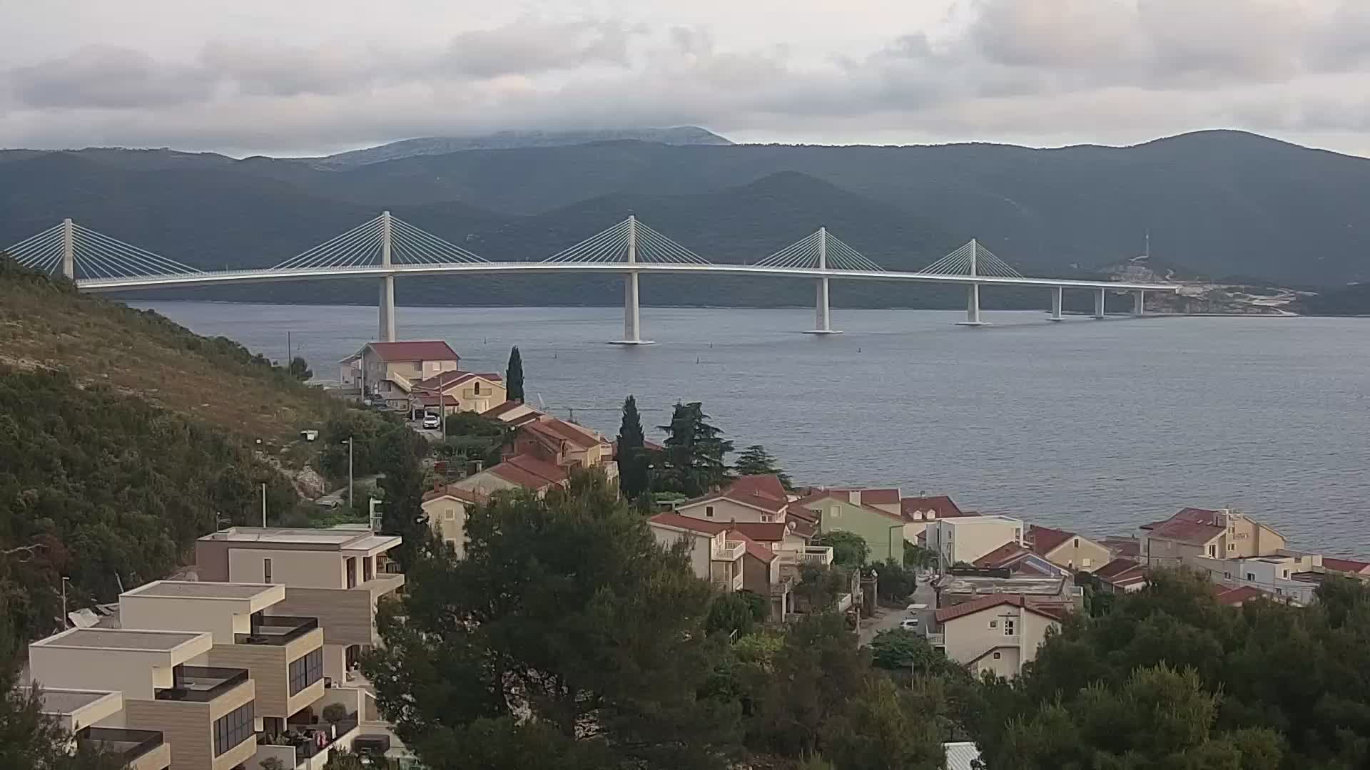 Web kamera gradnja Pelješki most