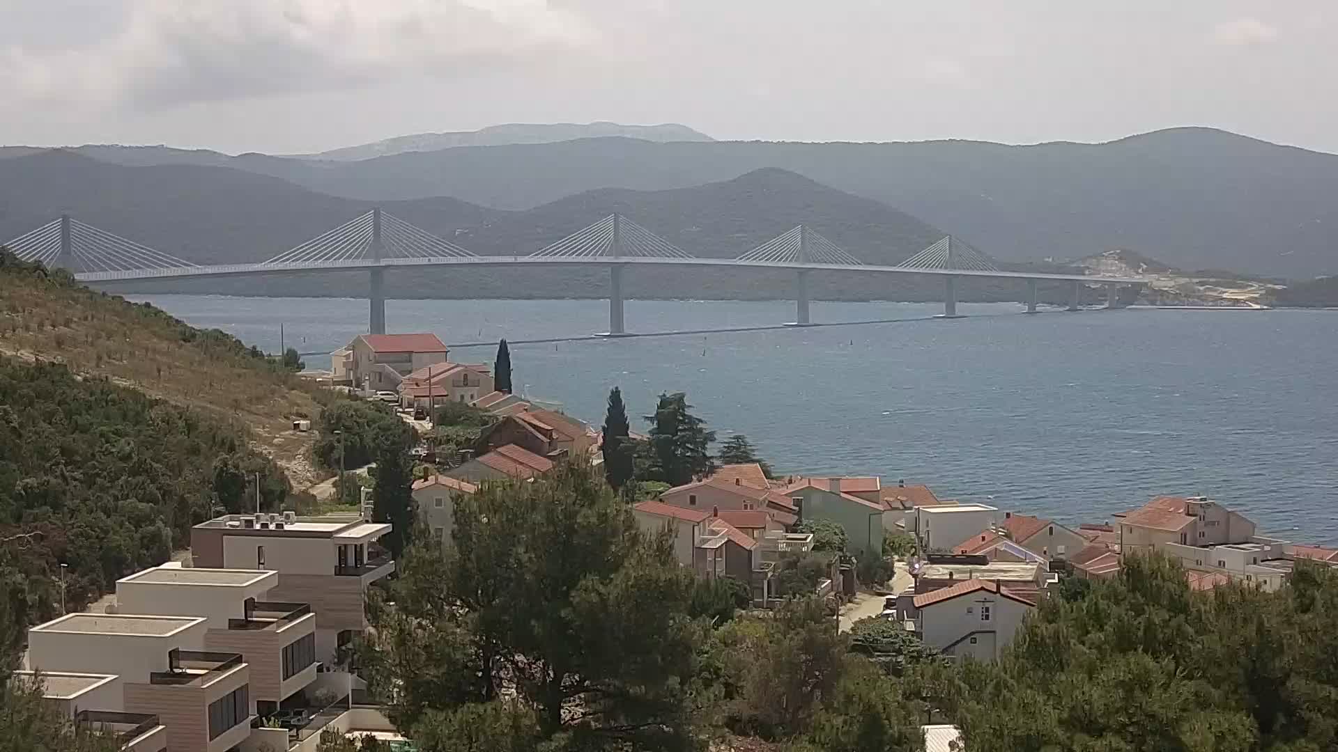 Live webcam Pont de Pelješac