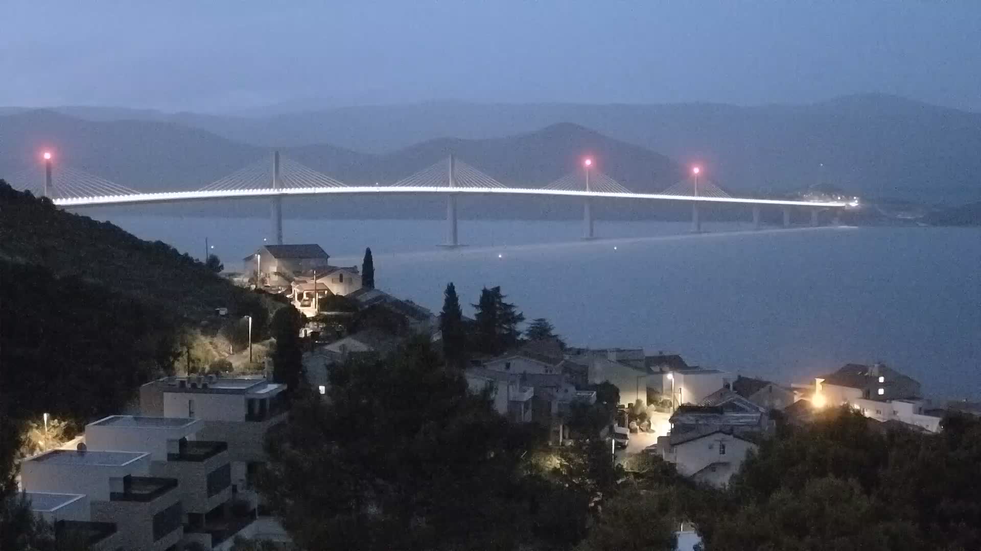 Webcam building Pelješac bridge