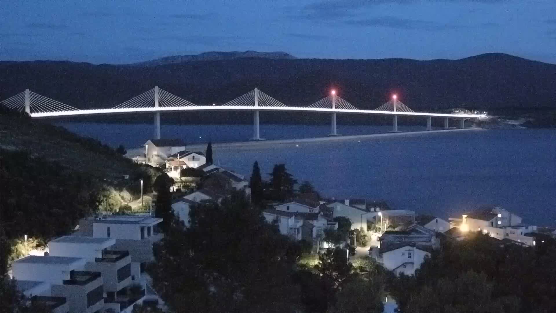 Webkamera - Komarna - most na Pelješac