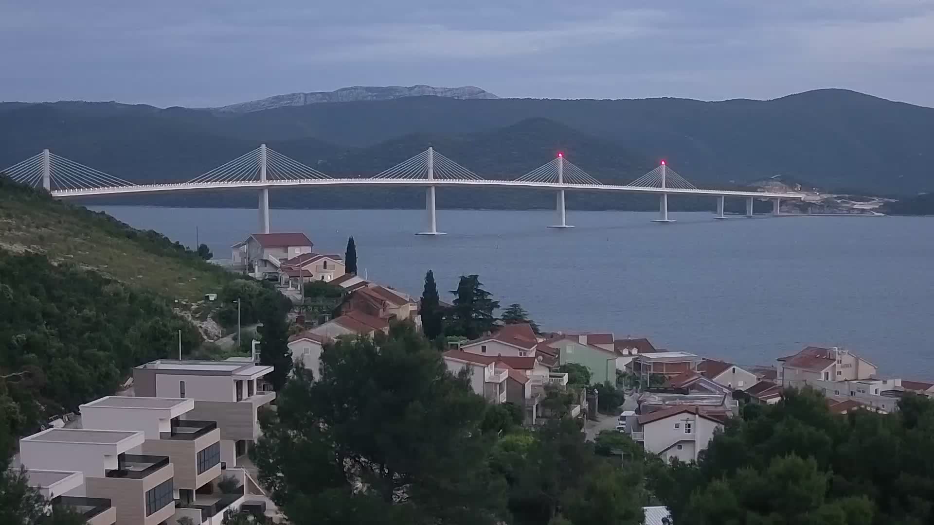 Webcam - Komarna - bridge to Peljesac
