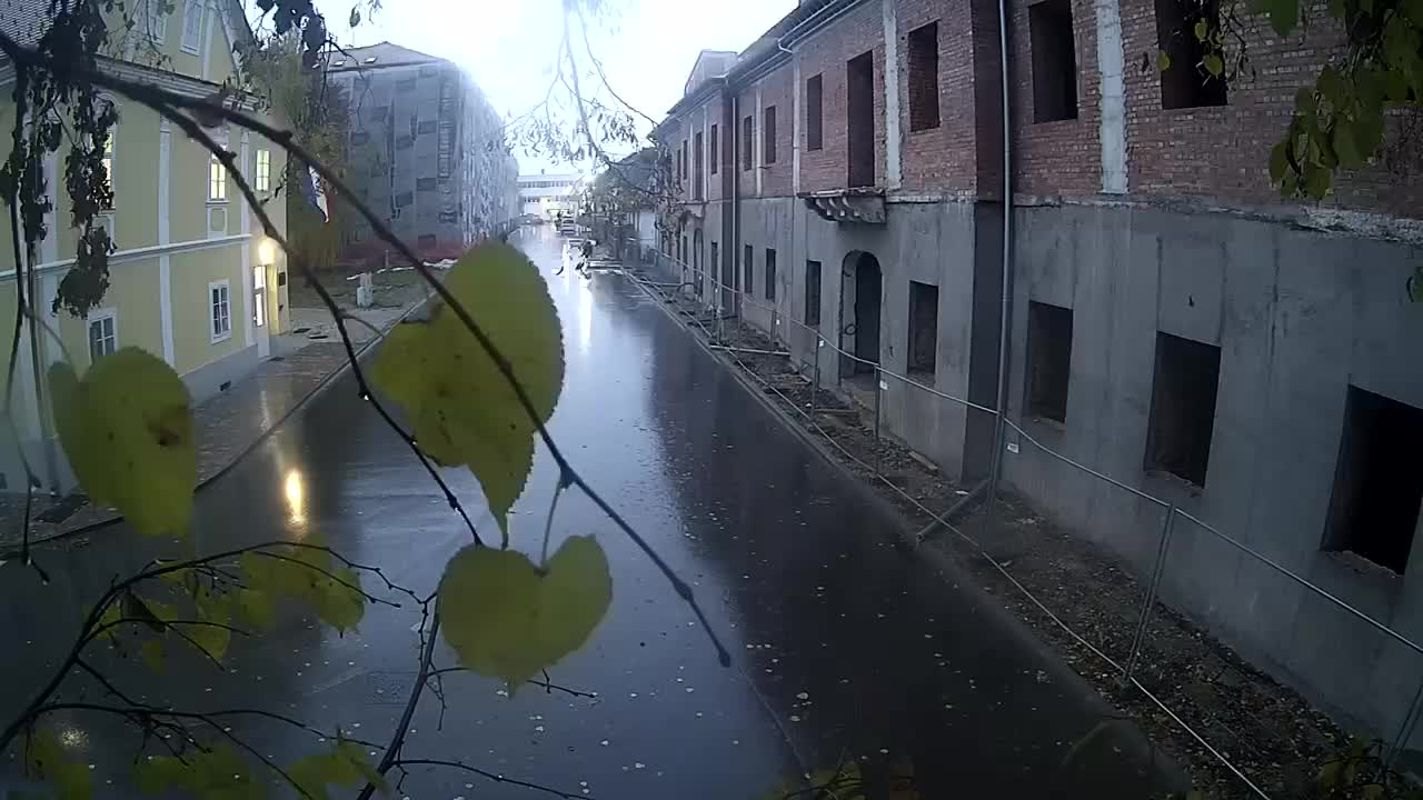 Petrinja ristrutturazione del liceo e dell’amministrazione comunale dopo il terremoto – Live cam Croazia