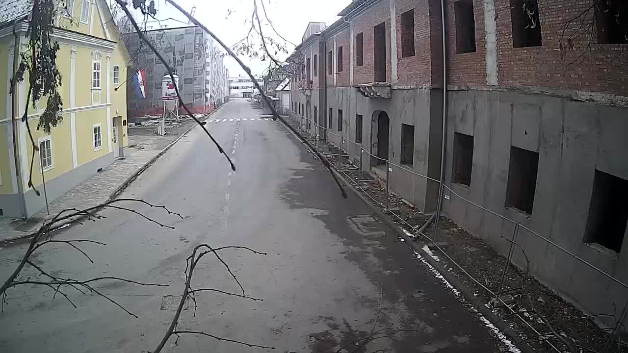 Petrinja rénovation du lycée et de l’administration municipale après le tremblement de terre – Live cam Croatie