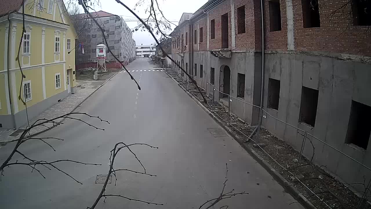 Petrinja rénovation du lycée et de l’administration municipale après le tremblement de terre – Live cam Croatie