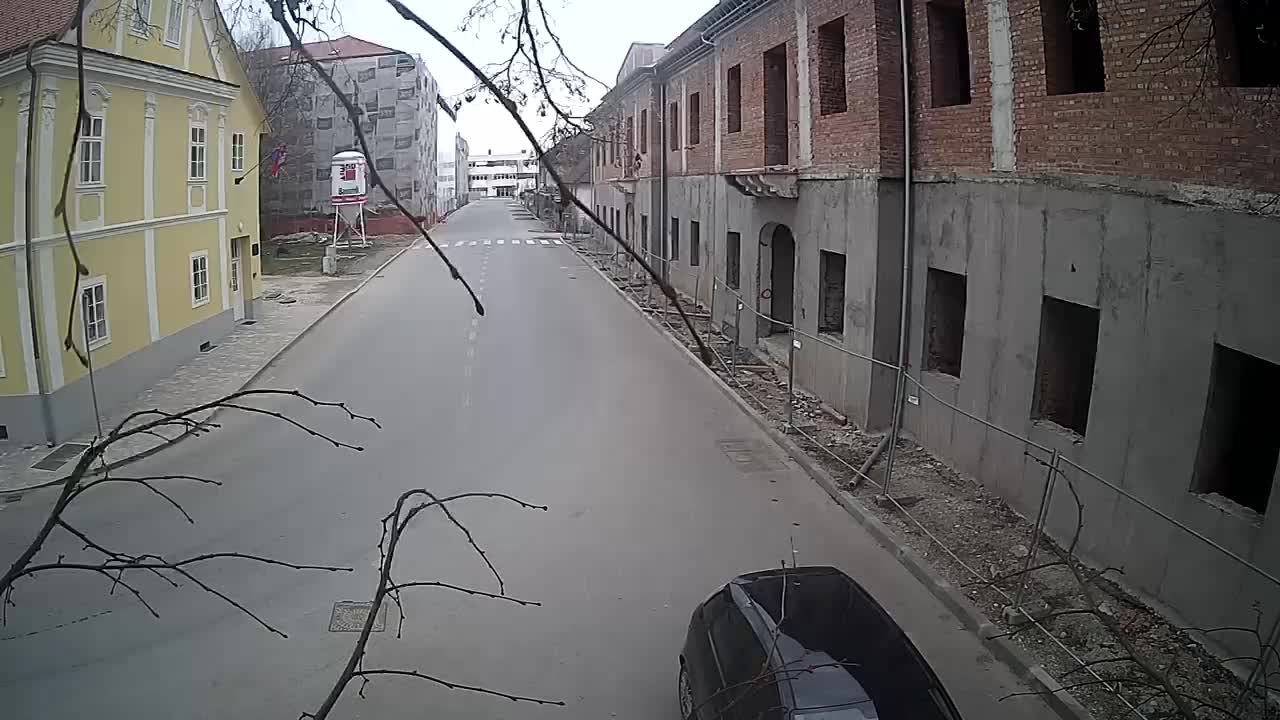 Petrinja renovation of the High School and City Administration after the earthquake – Live cam Croatia