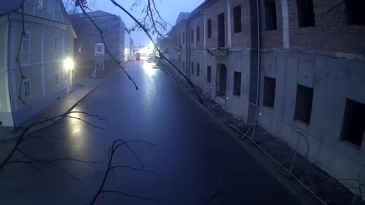 Petrinja ristrutturazione del liceo e dell’amministrazione comunale dopo il terremoto – Live cam Croazia