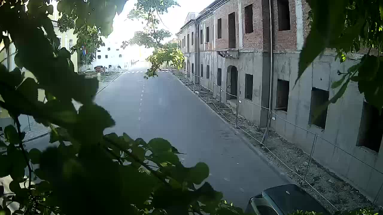 Petrinja renovation of the High School and City Administration after the earthquake – Live cam Croatia
