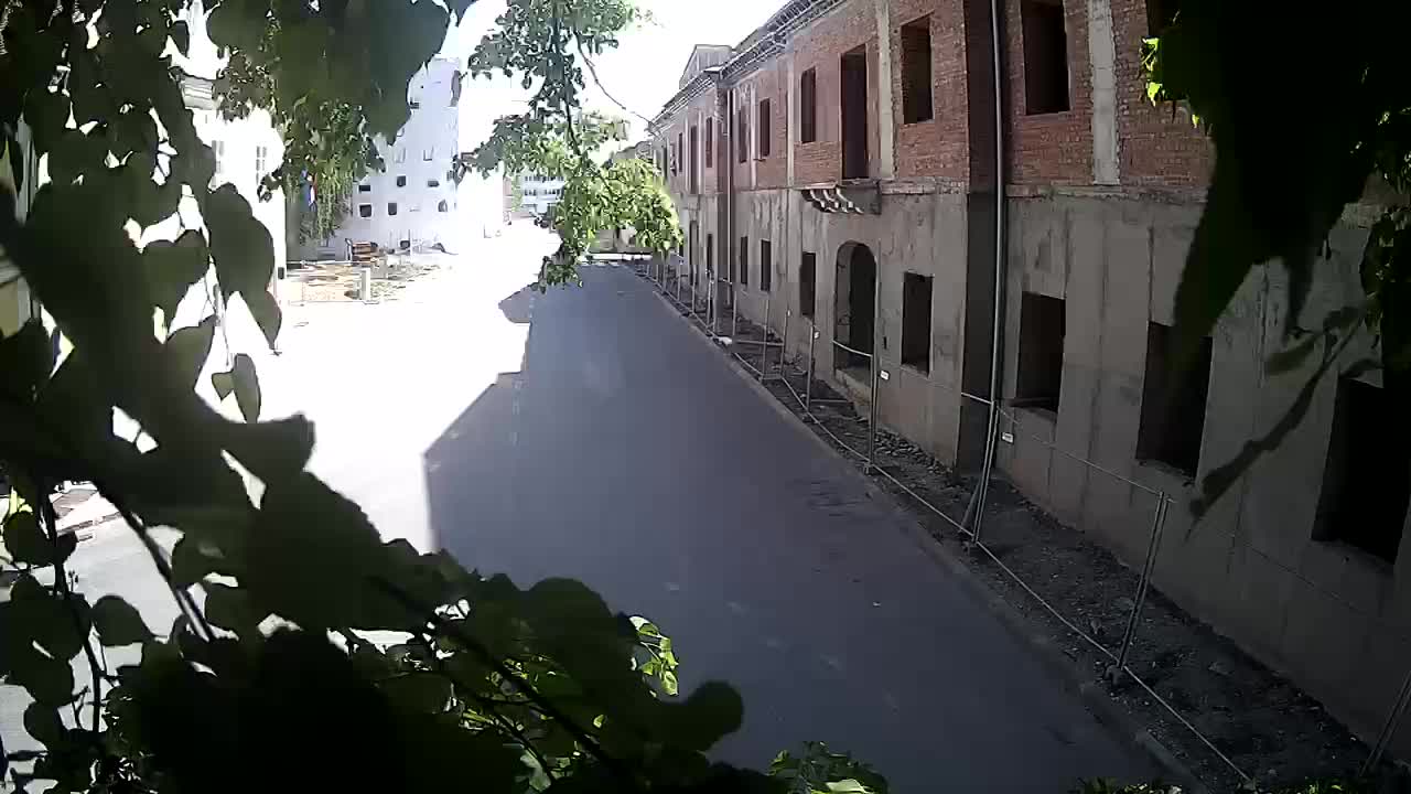 Petrinja renovation of the High School and City Administration after the earthquake – Live cam Croatia