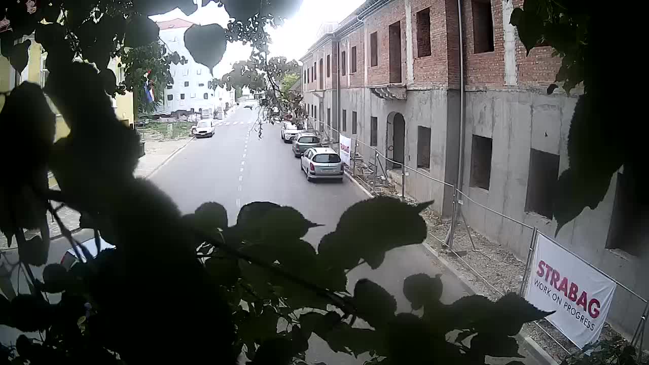 Petrinja renovation of the High School and City Administration after the earthquake – Live cam Croatia