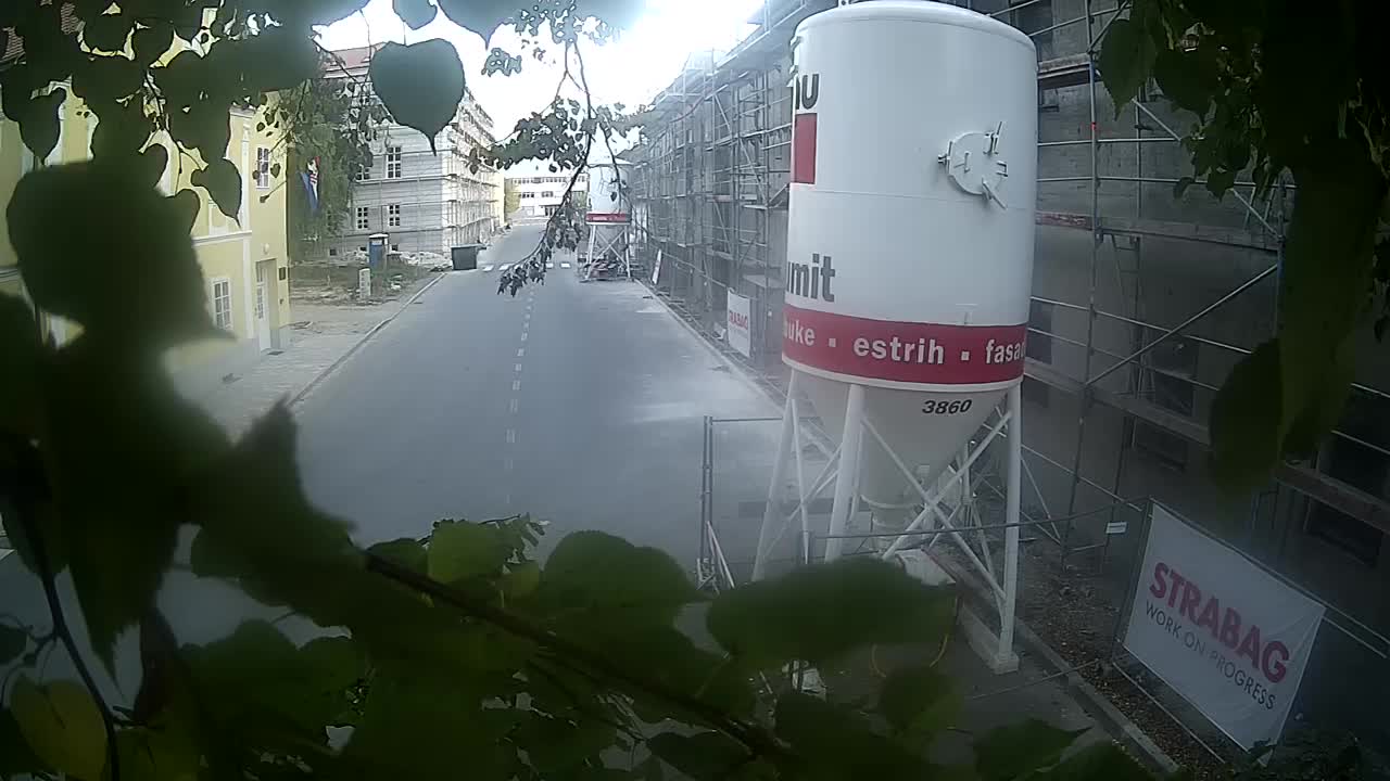Petrinja Renovierung der High School und Stadtverwaltung nach dem Erdbeben – Live Cam Kroatien