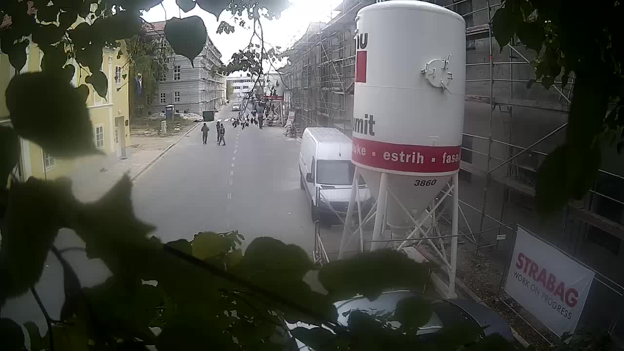 Petrinja renovation of the High School and City Administration after the earthquake – Live cam Croatia