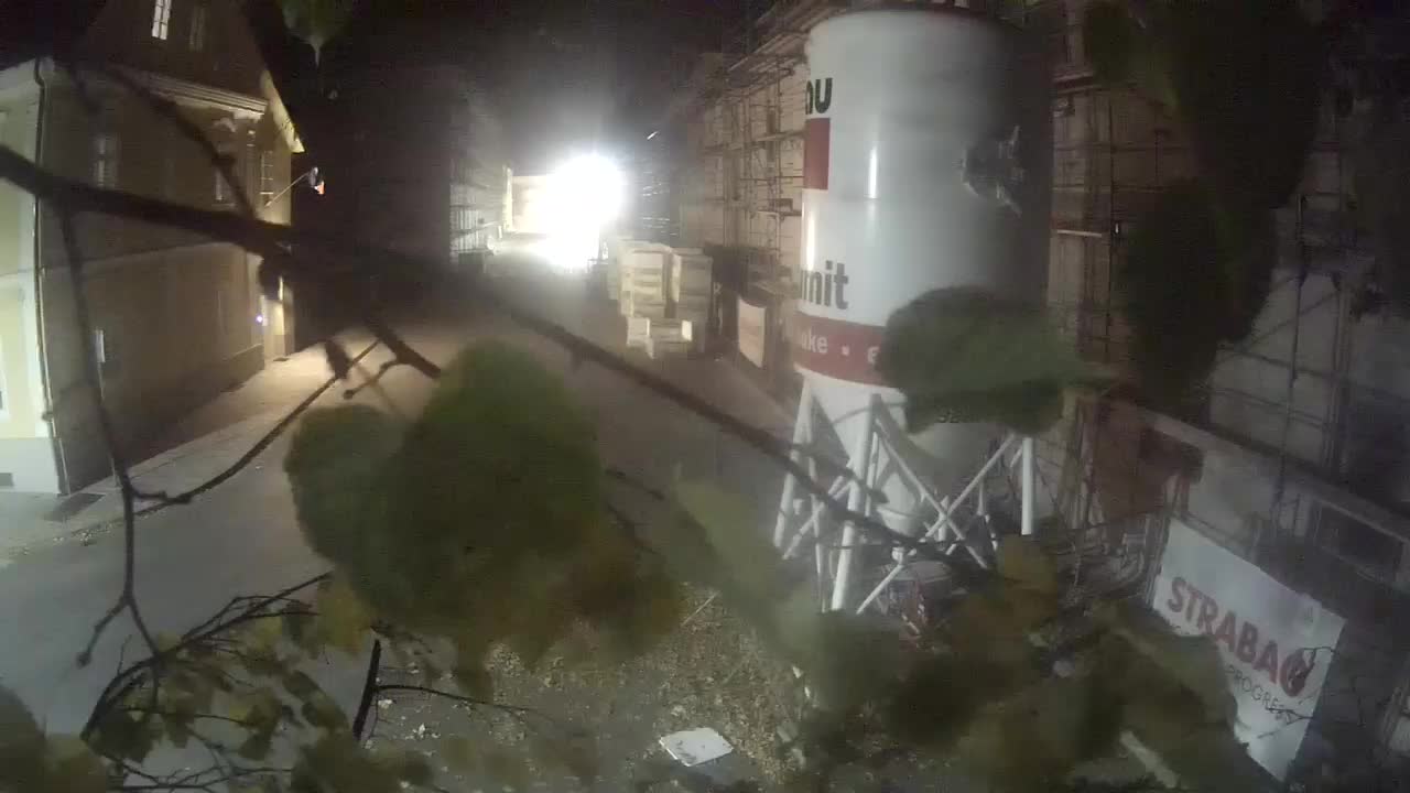 Petrinja renovation of the High School and City Administration after the earthquake – Live cam Croatia