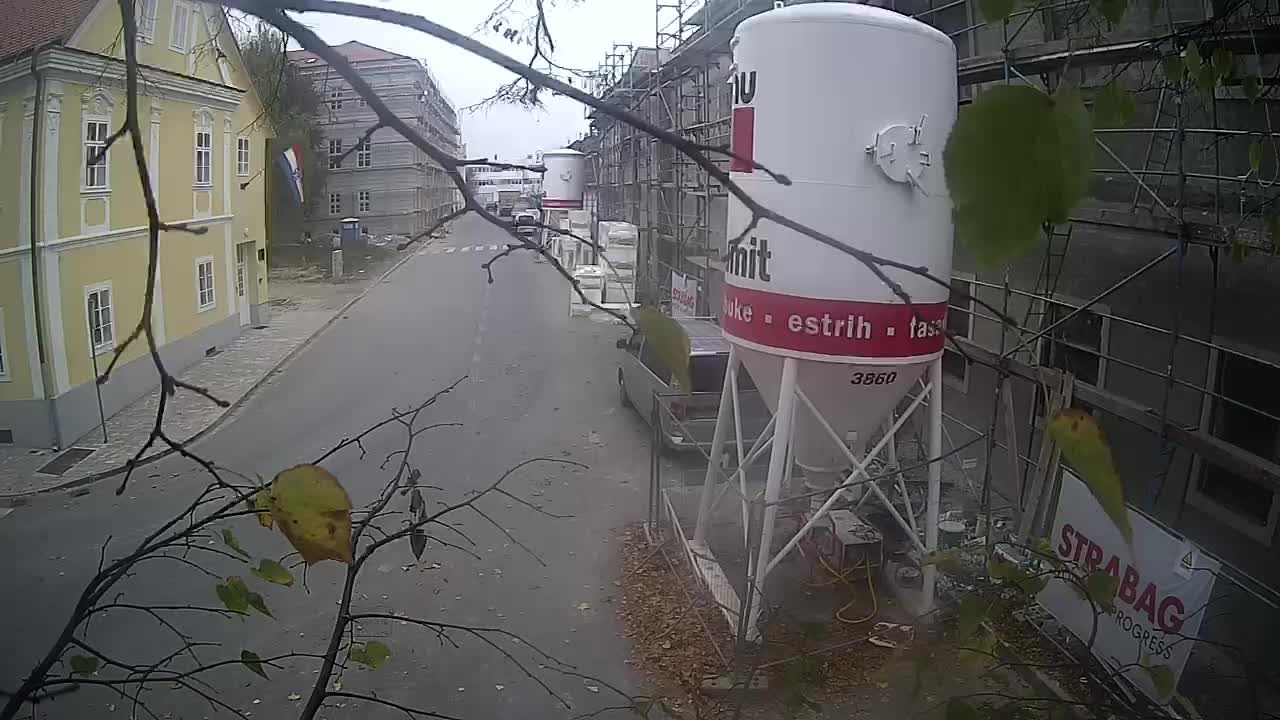 Petrinja ristrutturazione del liceo e dell’amministrazione comunale dopo il terremoto – Live cam Croazia