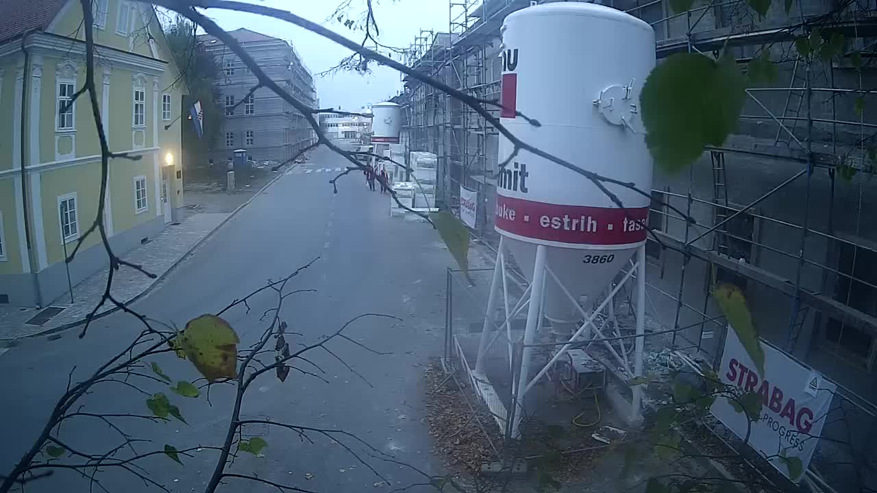Renovación de Petrinja de la escuela secundaria y la administración de la ciudad después del terremoto – Live cam Croacia