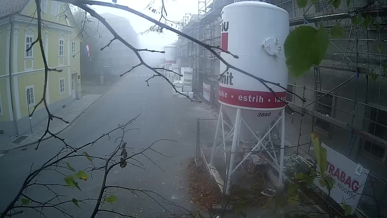 Petrinja Renovierung der High School und Stadtverwaltung nach dem Erdbeben – Live Cam Kroatien