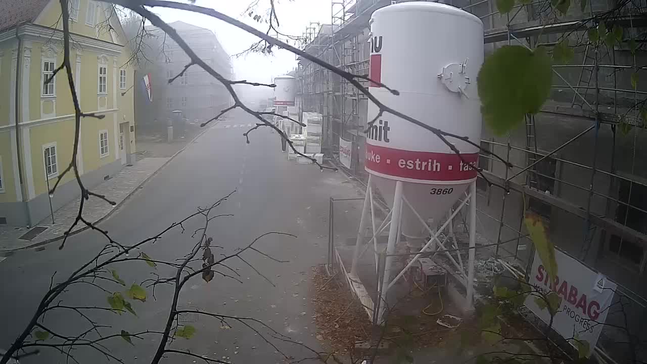 Petrinja Renovierung der High School und Stadtverwaltung nach dem Erdbeben – Live Cam Kroatien