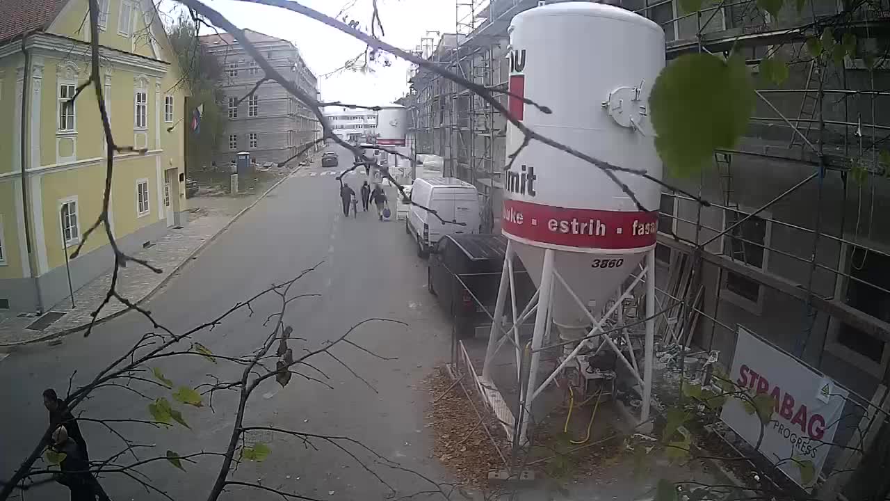 Petrinja renovation of the High School and City Administration after the earthquake – Live cam Croatia