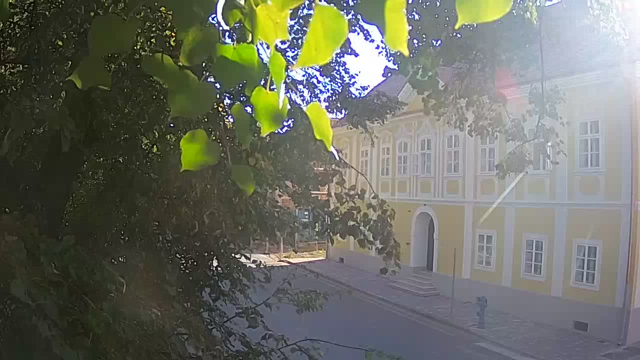 Live webcam Petrinja central park – after the earthquake