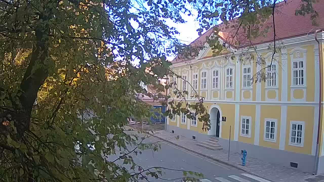 Live webcam Petrinja central park – after the earthquake