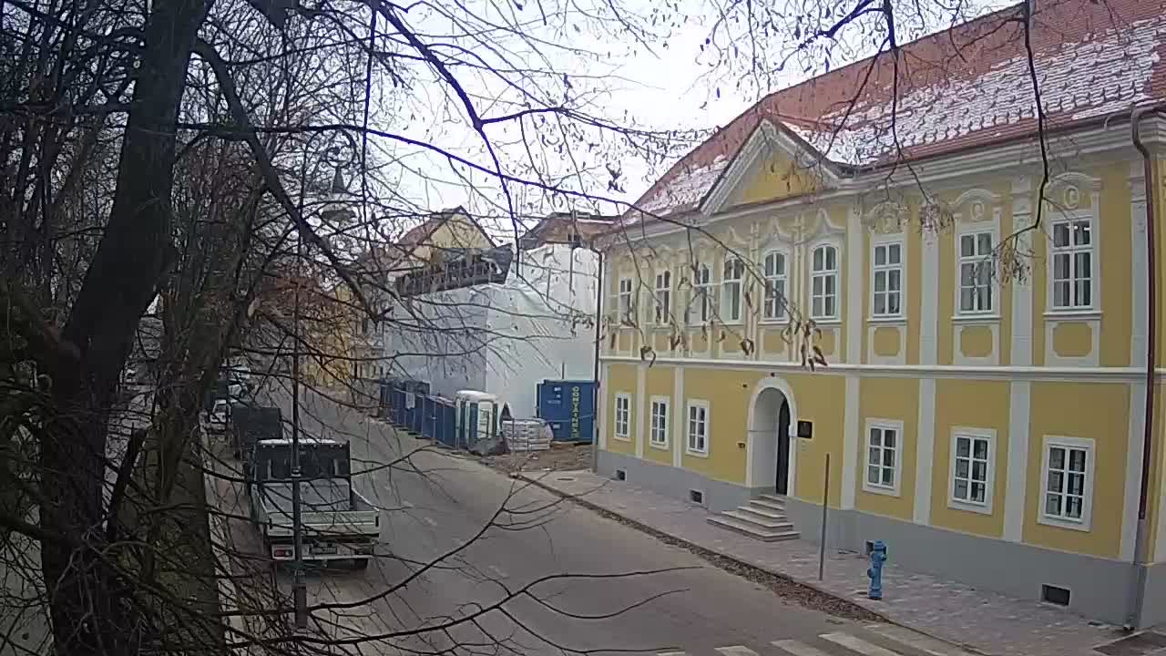 Live webcam Petrinja central park – after the earthquake