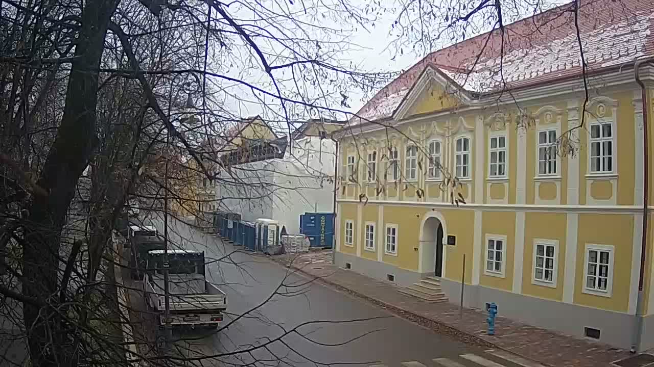 Live webcam Petrinja central park – after the earthquake