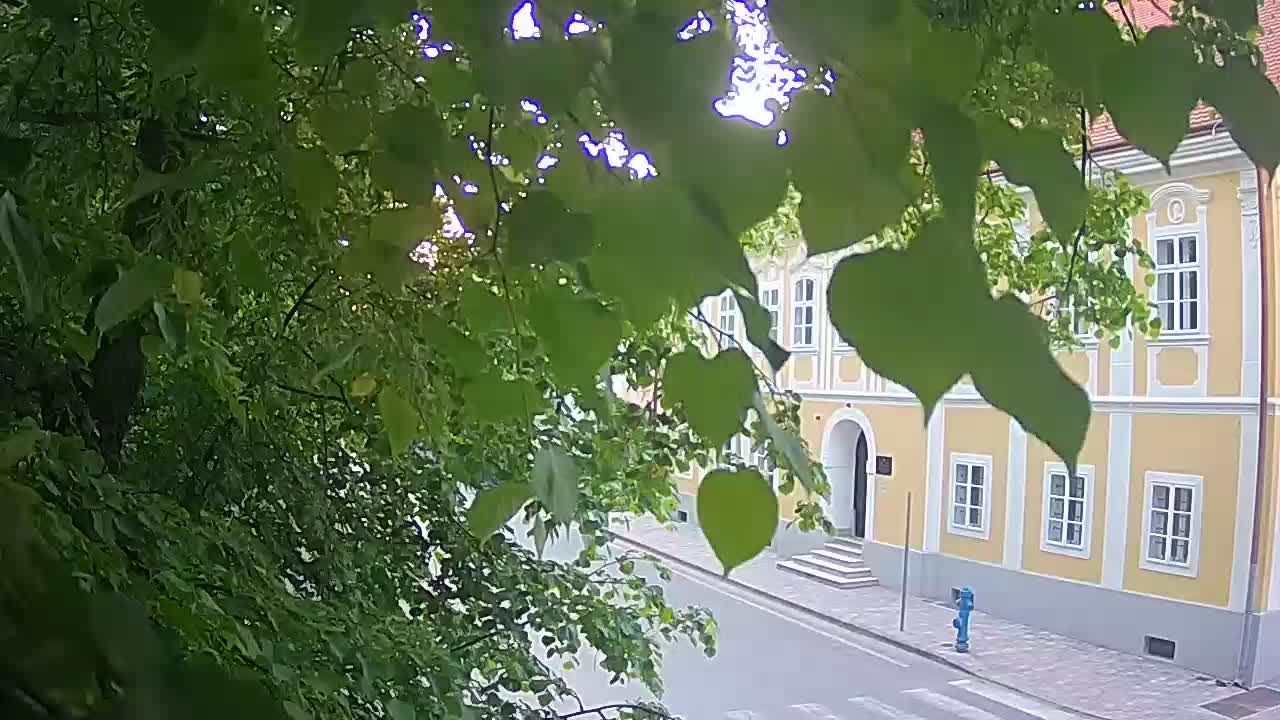 Live webcam Petrinja central park – after the earthquake