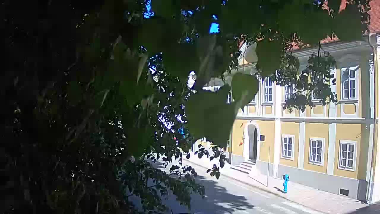 Live webcam Petrinja central park – after the earthquake