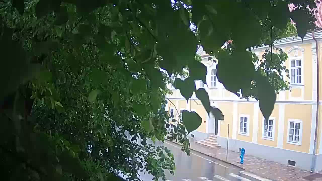 Live webcam Petrinja central park – after the earthquake