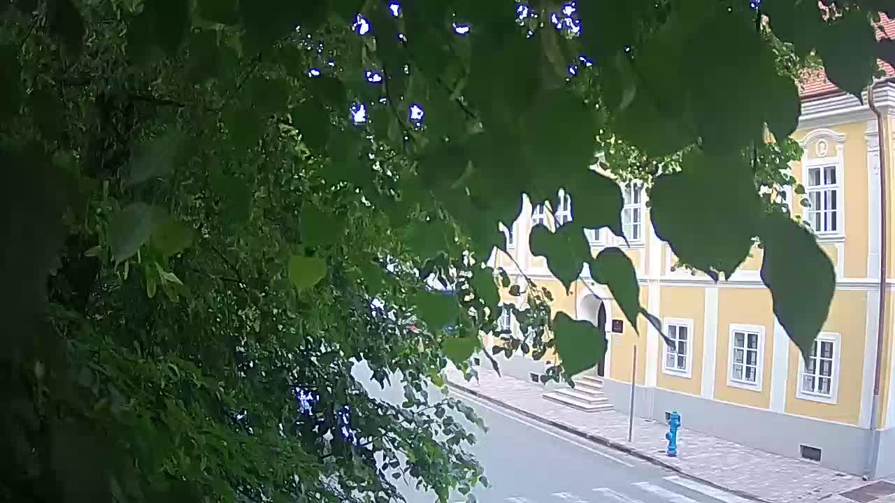 Live webcam Petrinja central park – after the earthquake