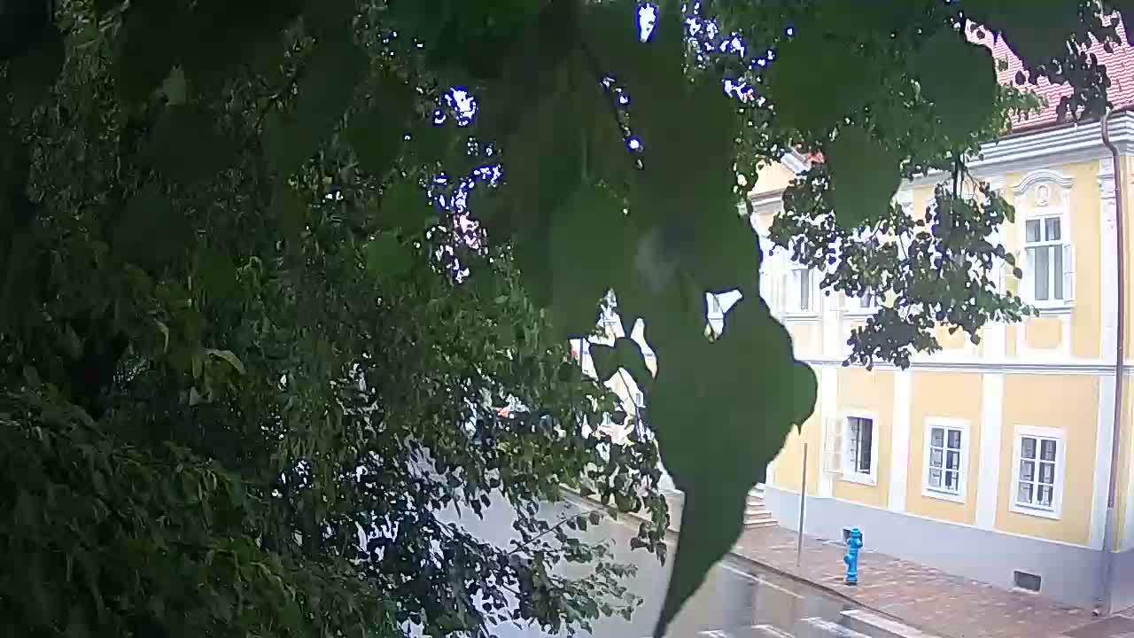 Live webcam Petrinja central park – after the earthquake