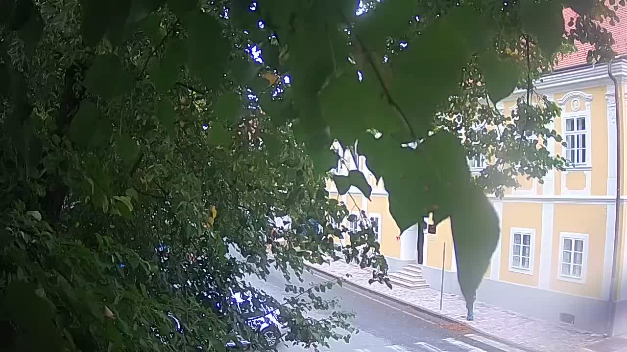 Live webcam Petrinja central park – after the earthquake
