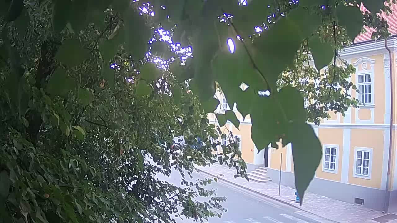 Live webcam Petrinja central park – after the earthquake