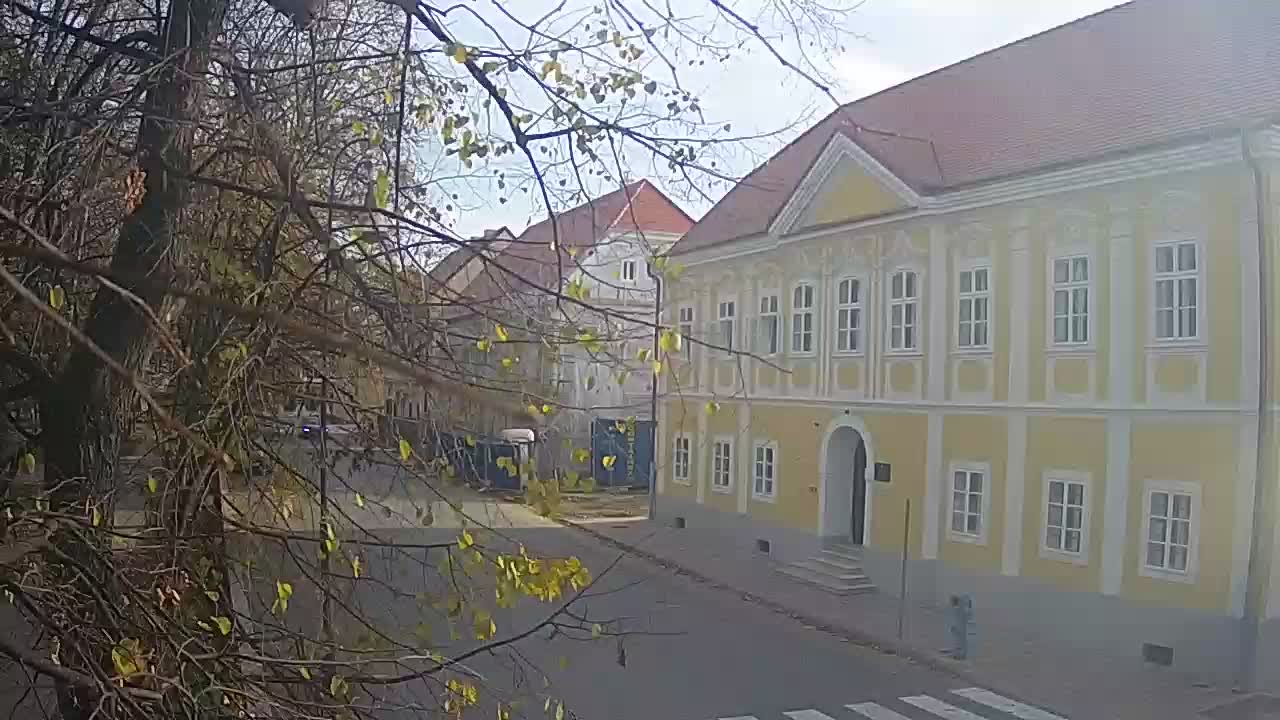 Live webcam Petrinja central park – after the earthquake