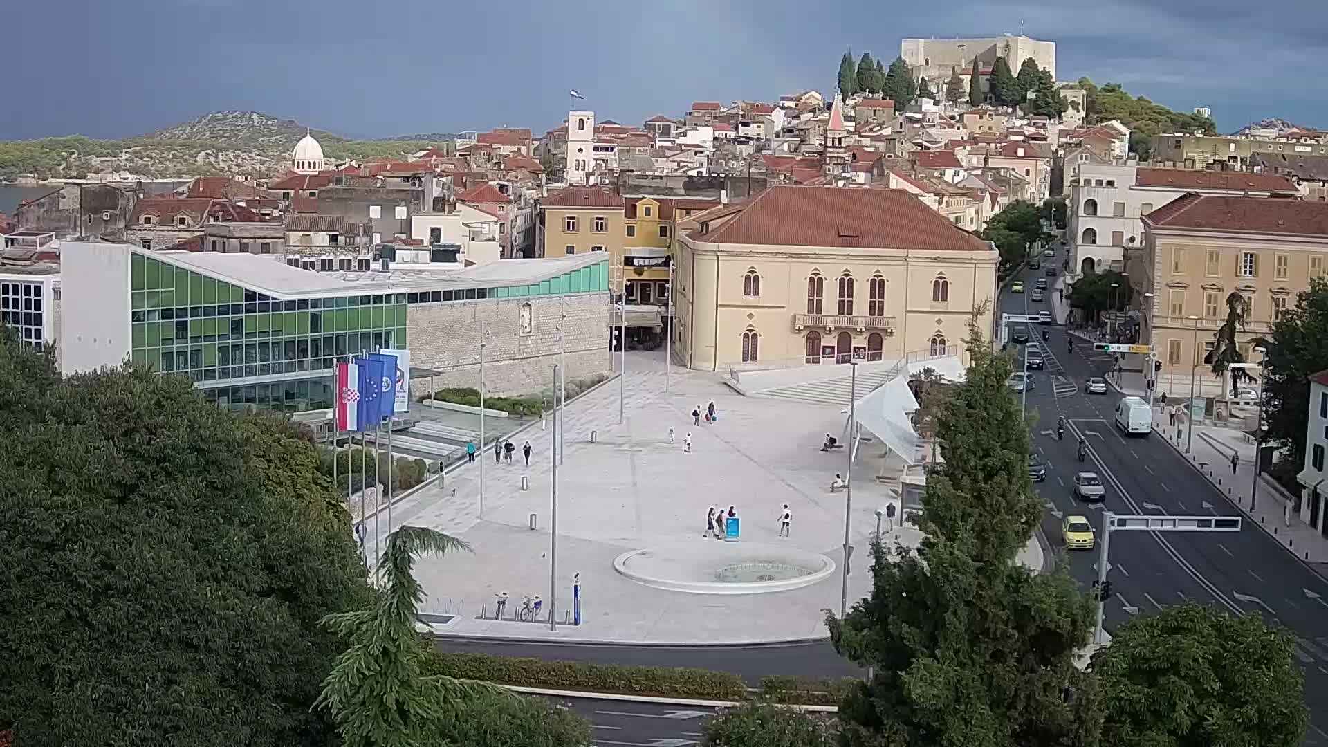 Webcam Šibenik – place Poljana