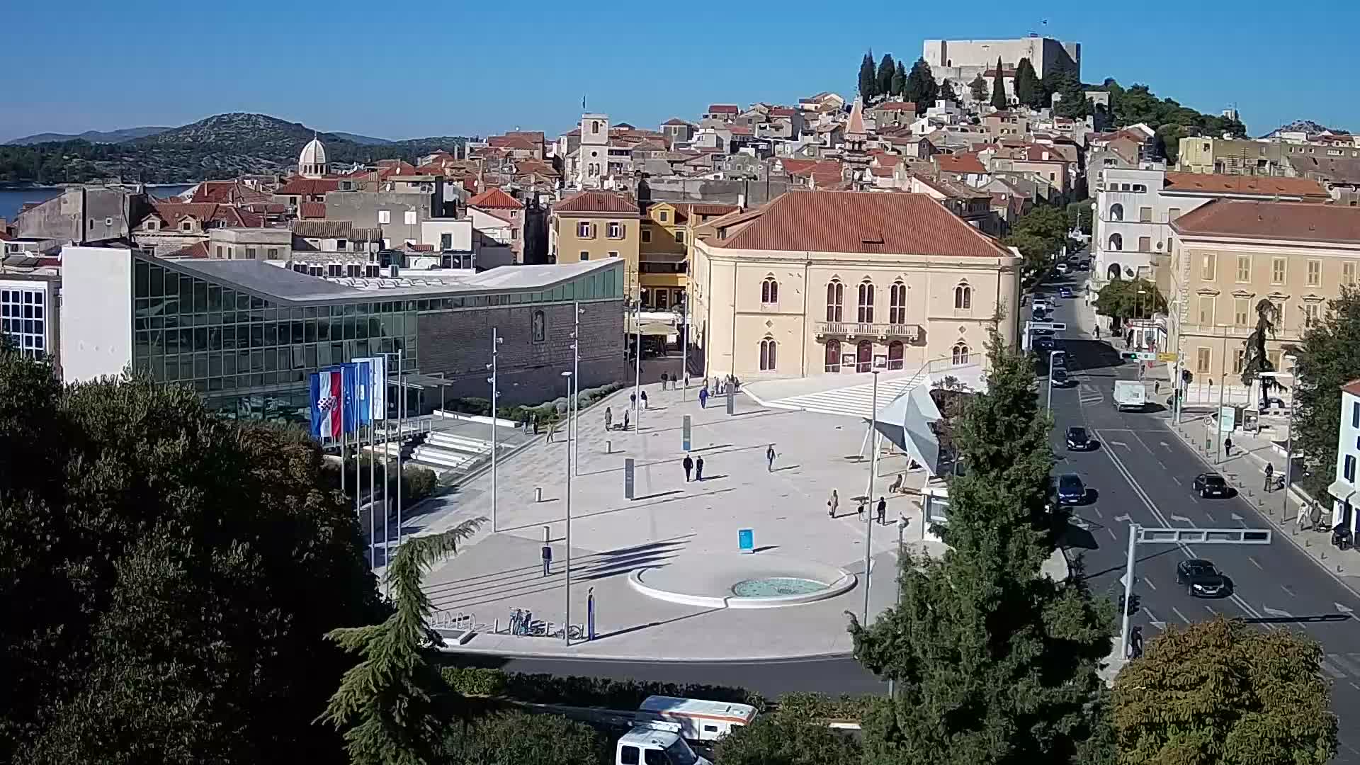 Webcam Šibenik – place Poljana