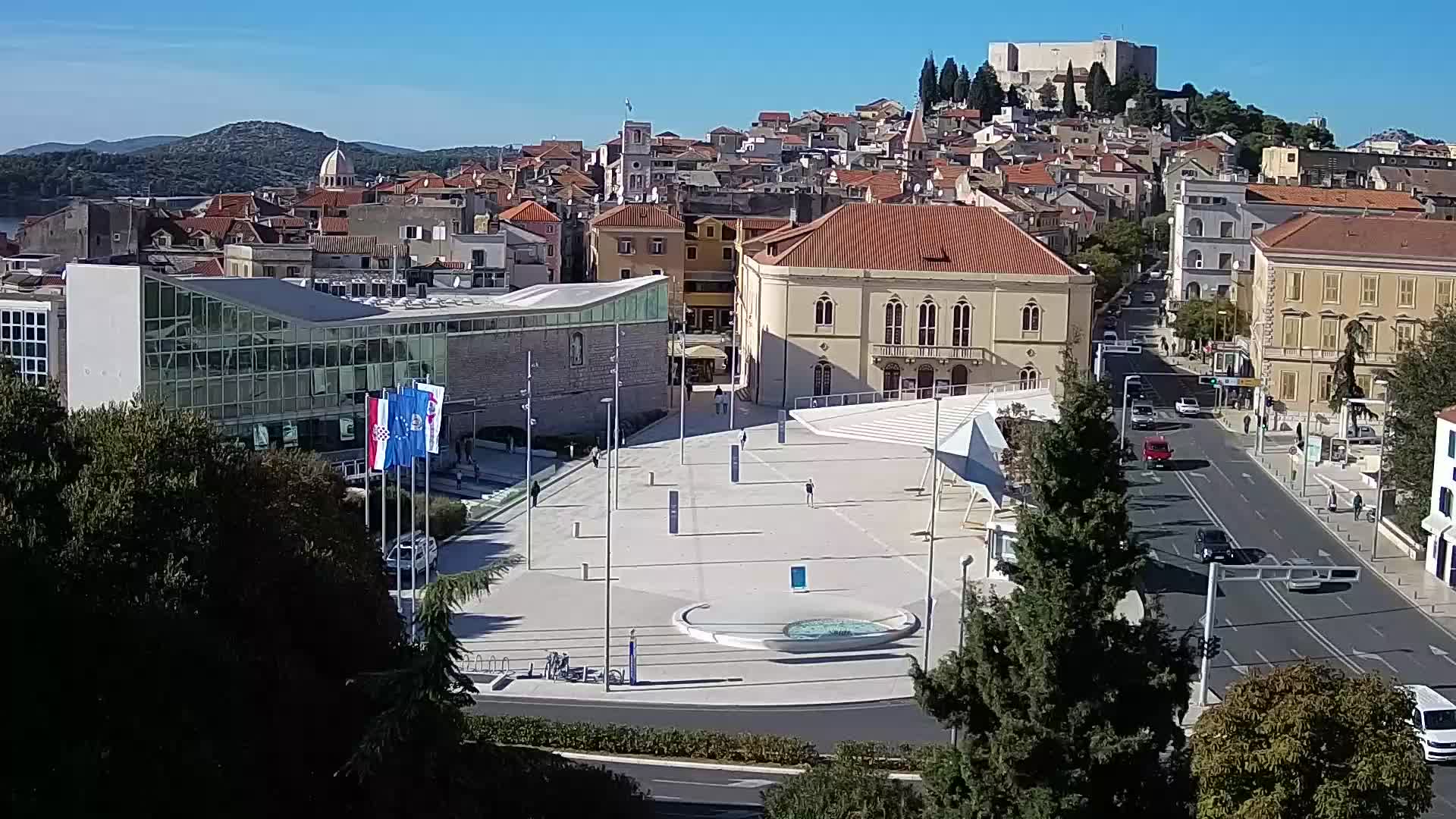 Webcam Šibenik – place Poljana