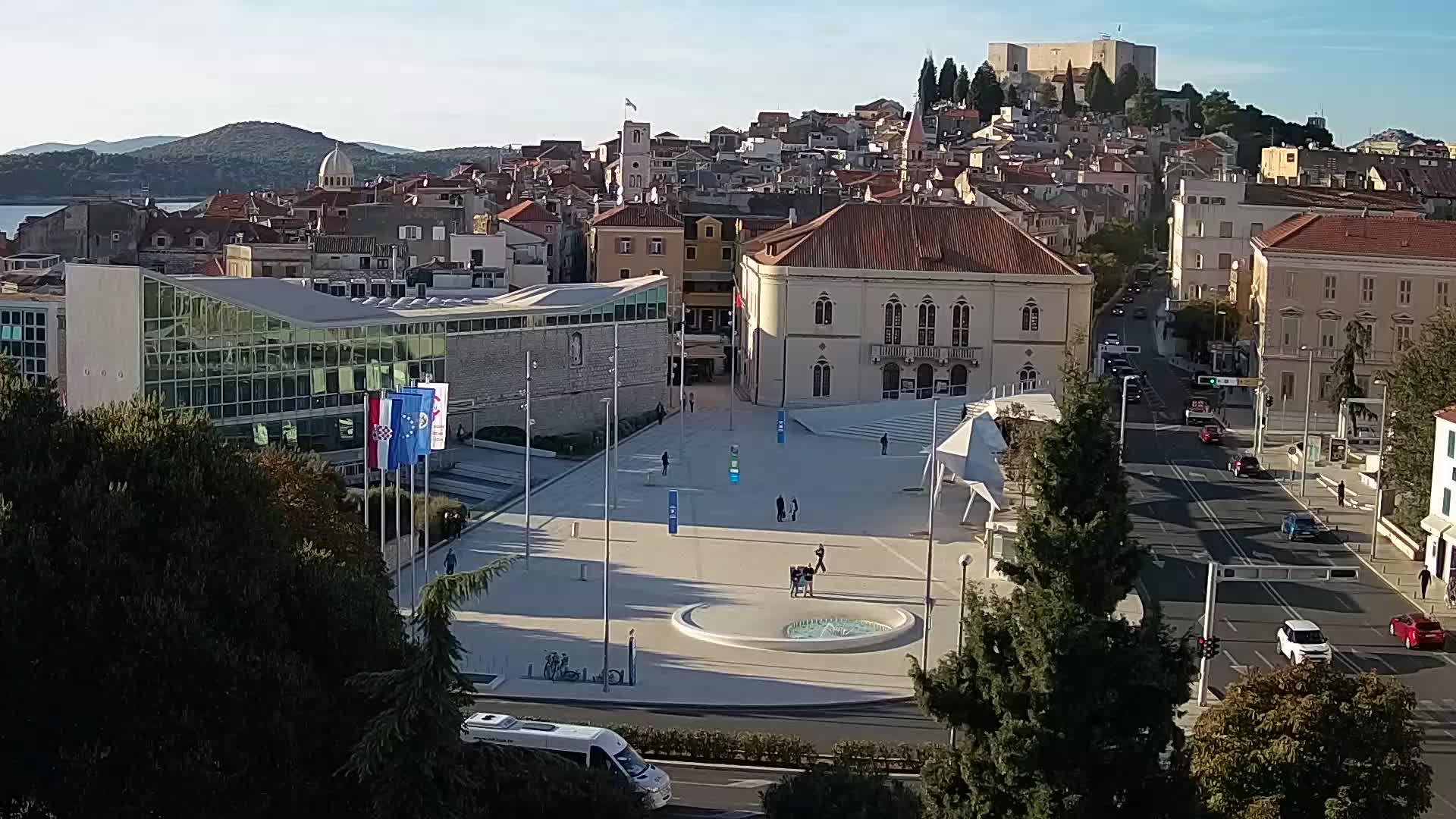 Webcam Šibenik – place Poljana