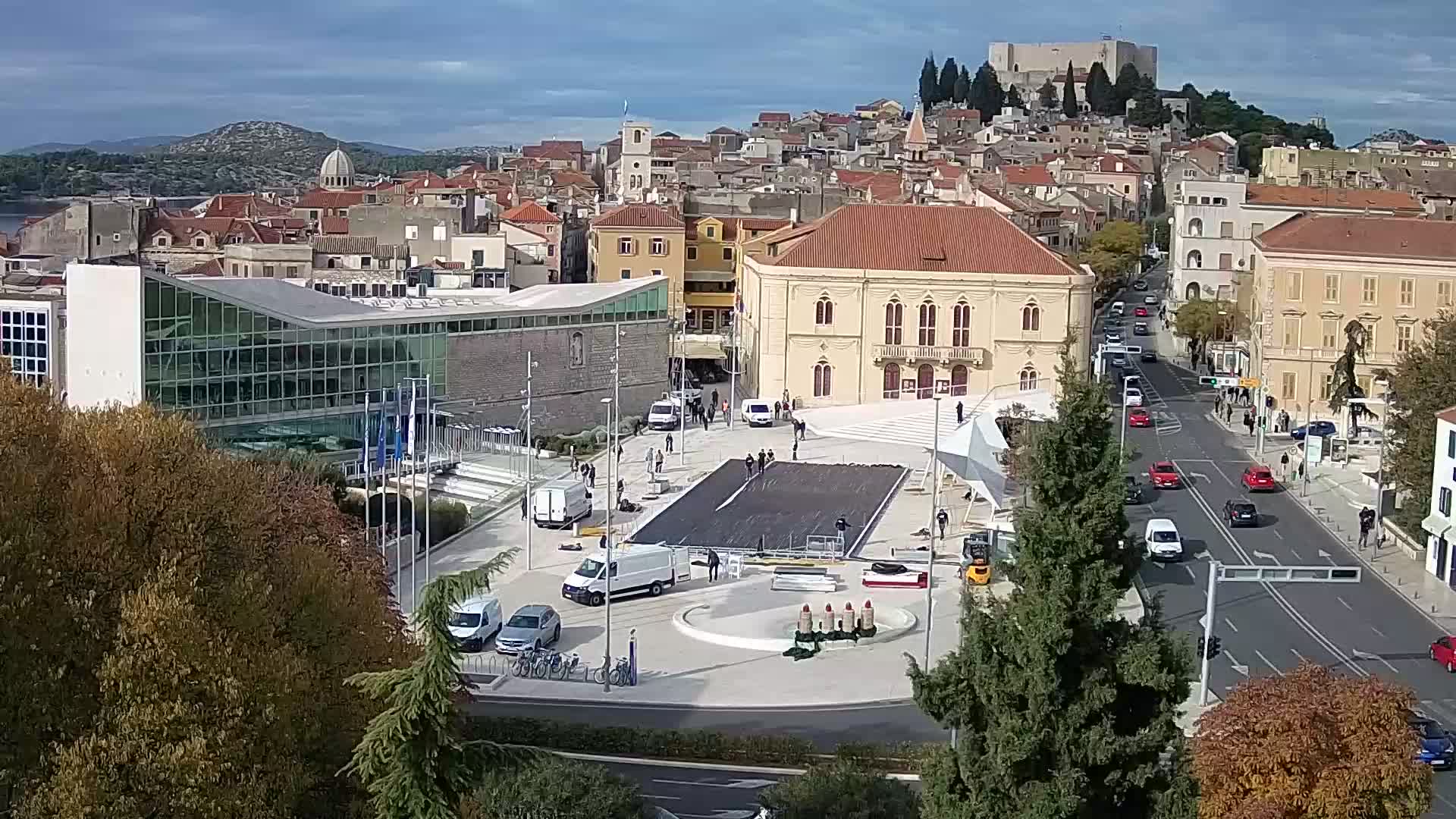 Webcam Šibenik – Poljana Platz