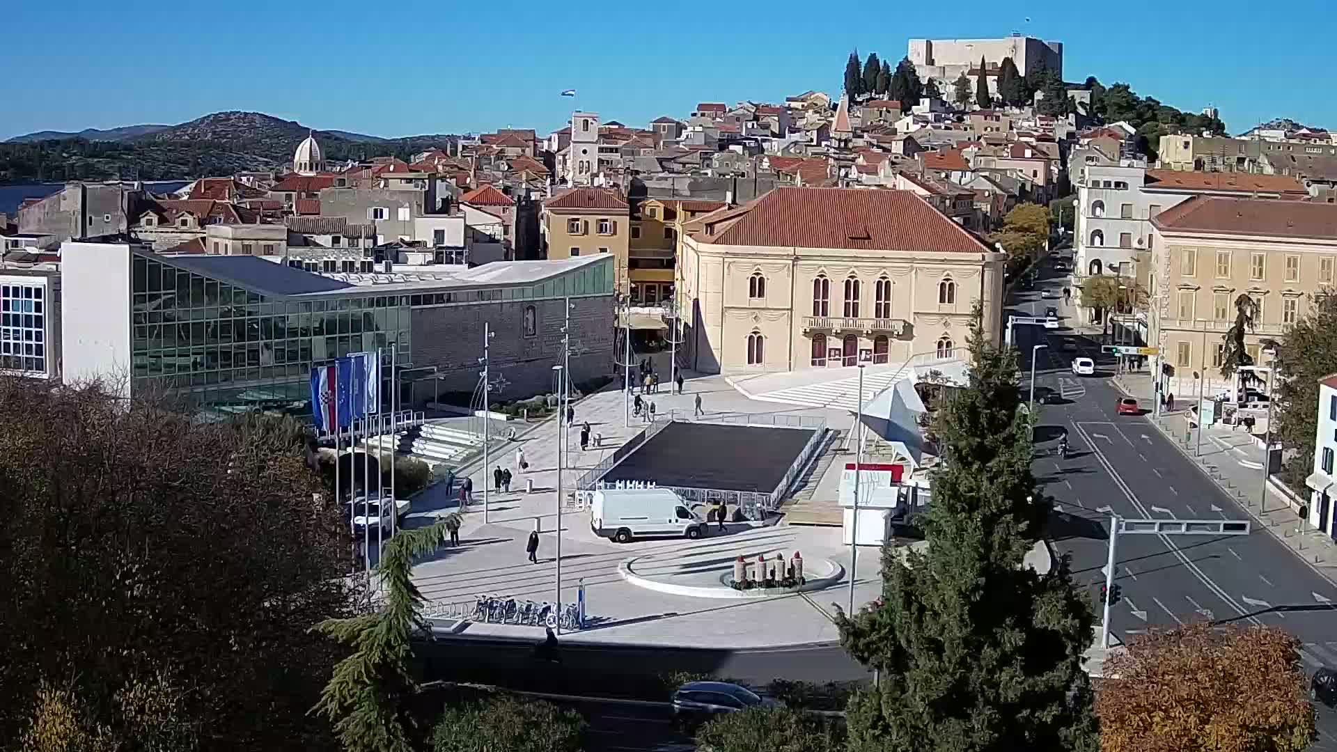 Webcam Šibenik – Poljana Platz