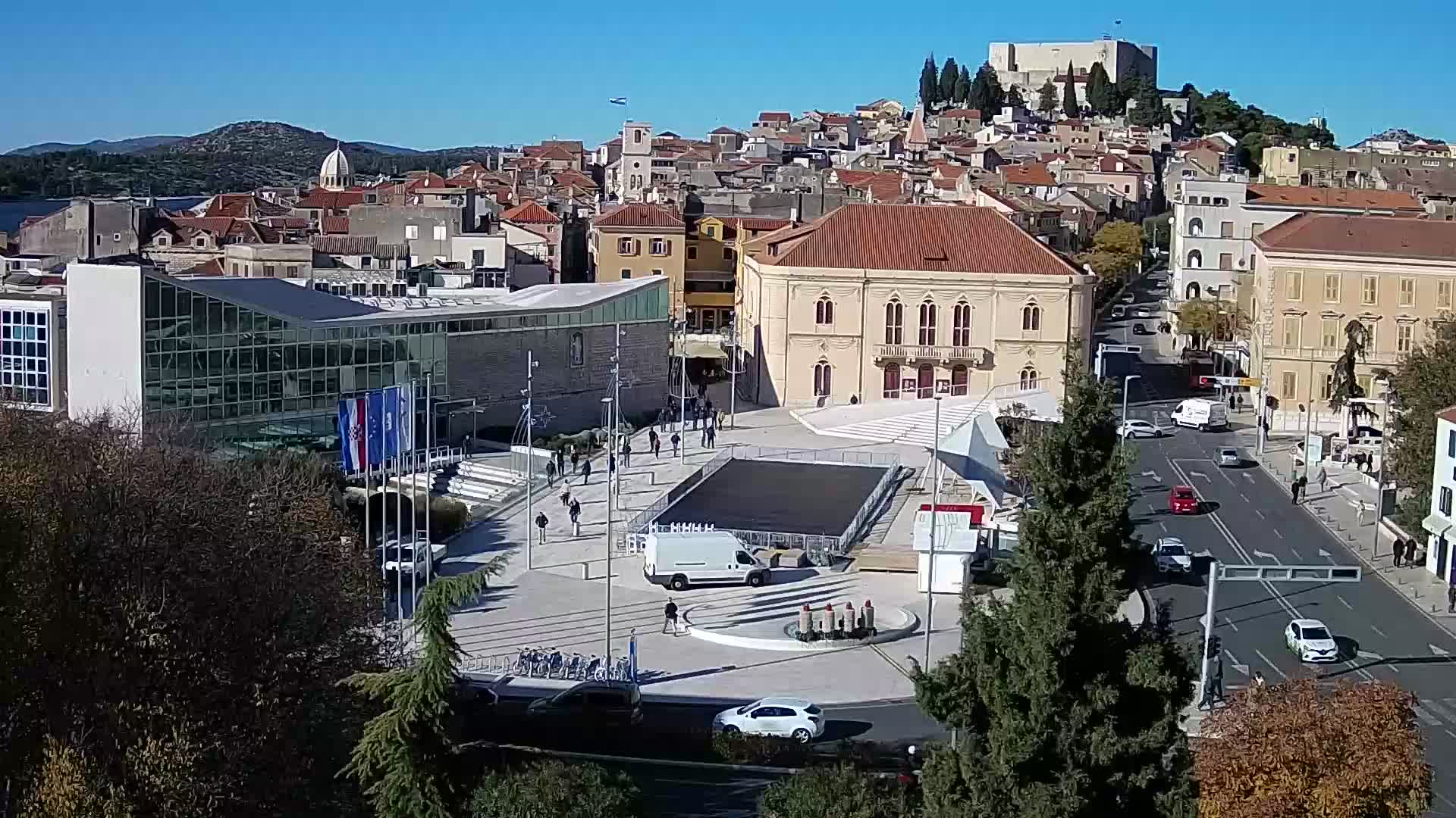 Webcam Šibenik – plaza Poljana