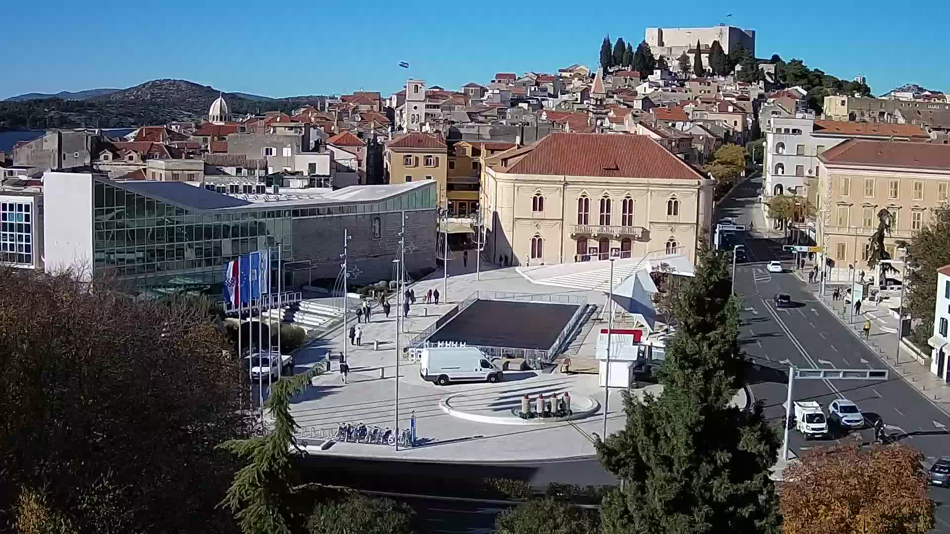 Webcam Šibenik – plaza Poljana