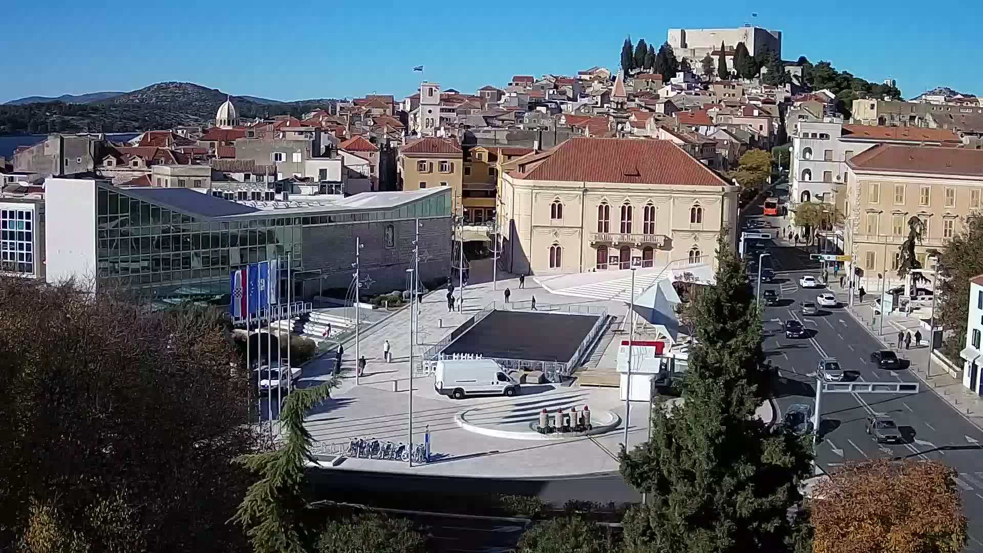 Webcam Šibenik – Poljana Platz