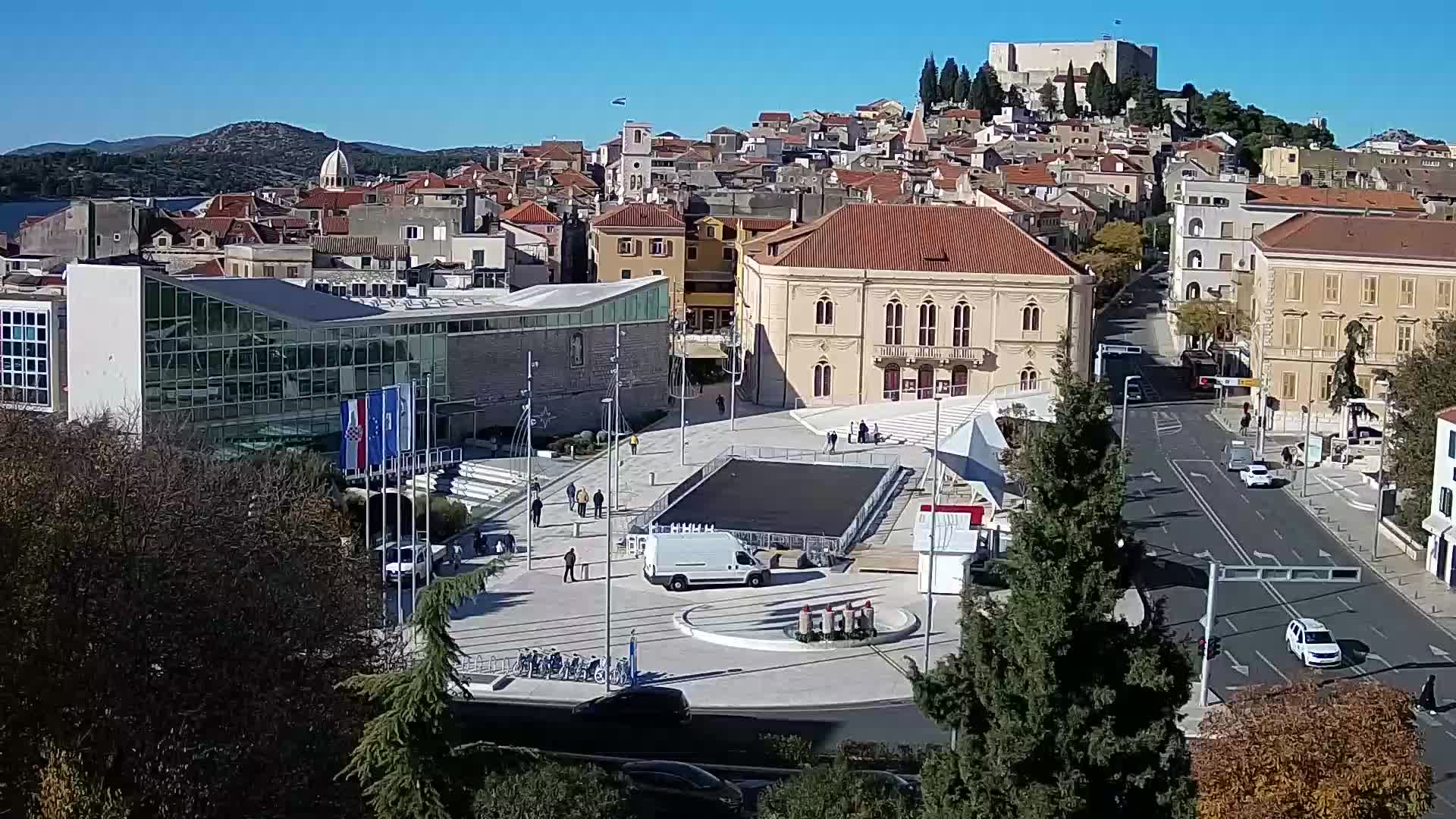 Webcam Šibenik – plaza Poljana