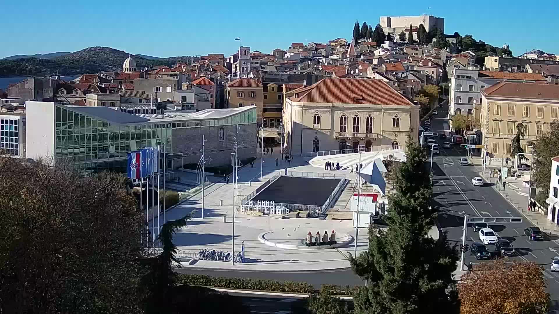 Webcam Šibenik – plaza Poljana