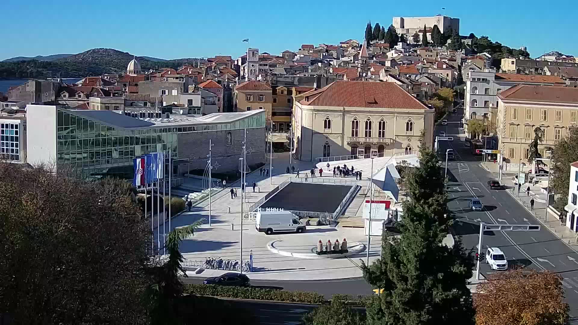 Webcam Šibenik – plaza Poljana