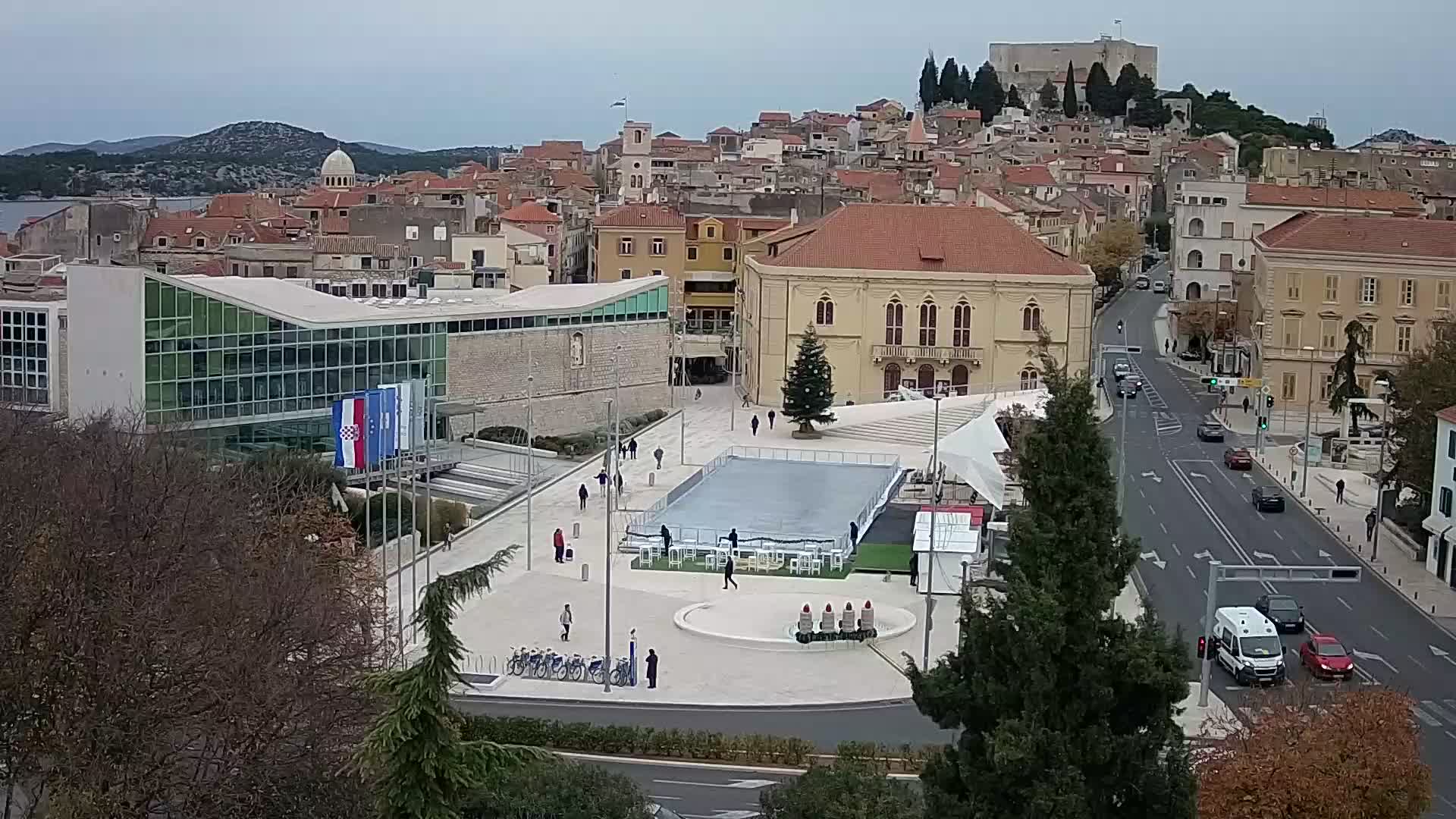 Webcam Šibenik – plaza Poljana