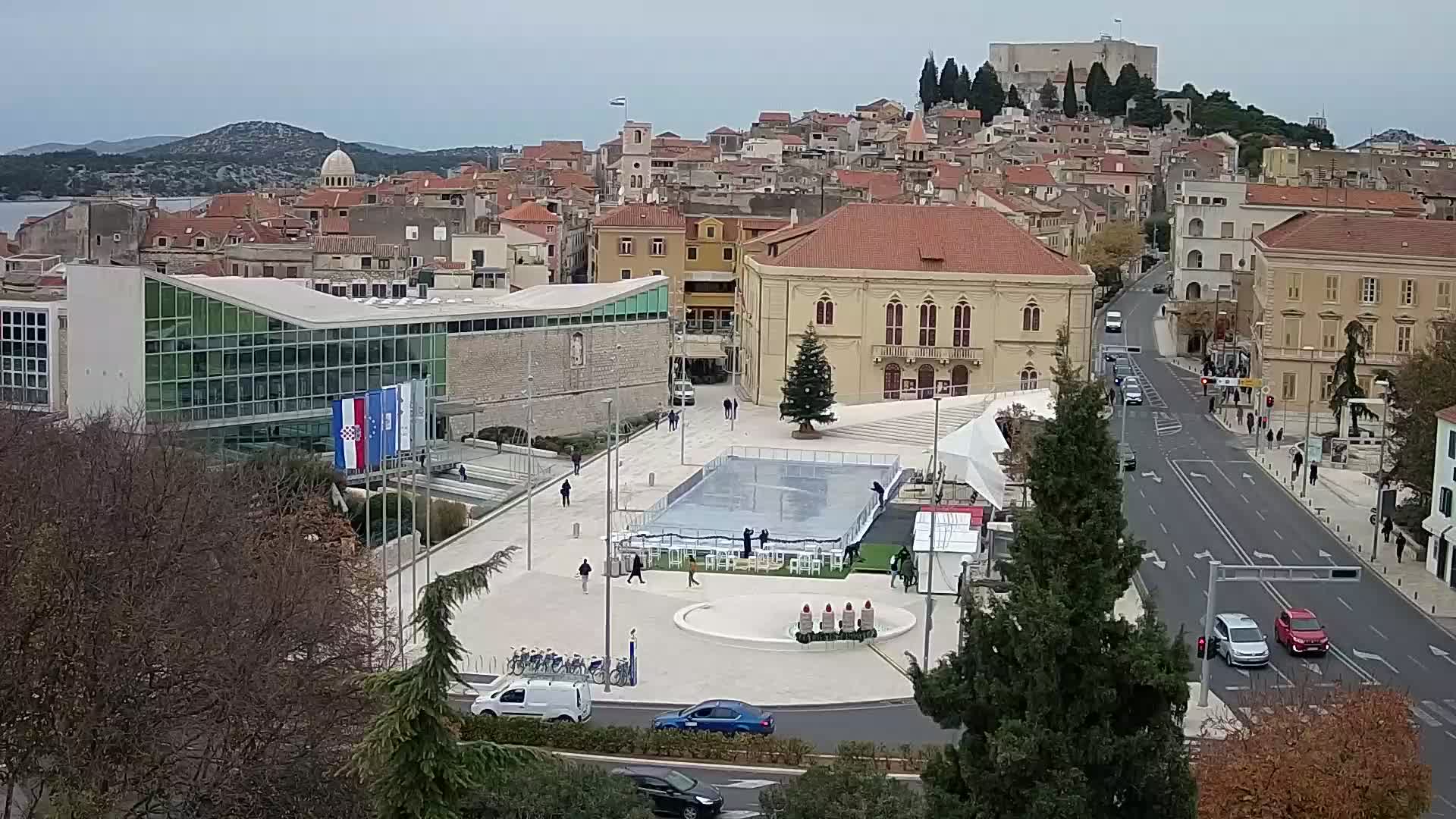 Webcam Šibenik – Poljana Platz