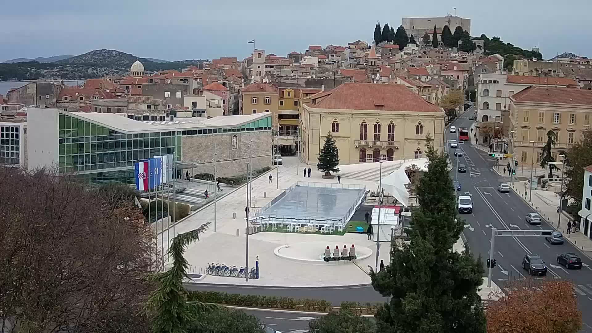 Webcam Šibenik – plaza Poljana